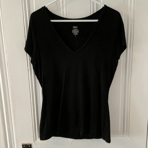 Mossimo Black V Neck Tee